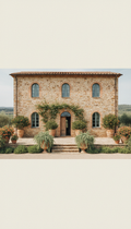 Countryside villa with stone terrace